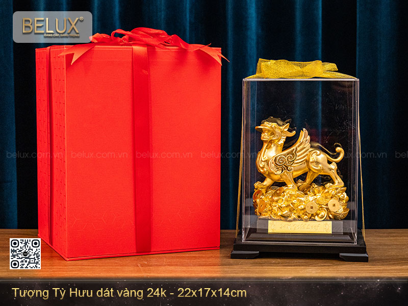 Tượng Tỳ Hưu Dát Vàng 24k – Tuyệt Tác Chiêu Tài Khai Vận Và Nghệ Thuật Decor Đẳng Cấp